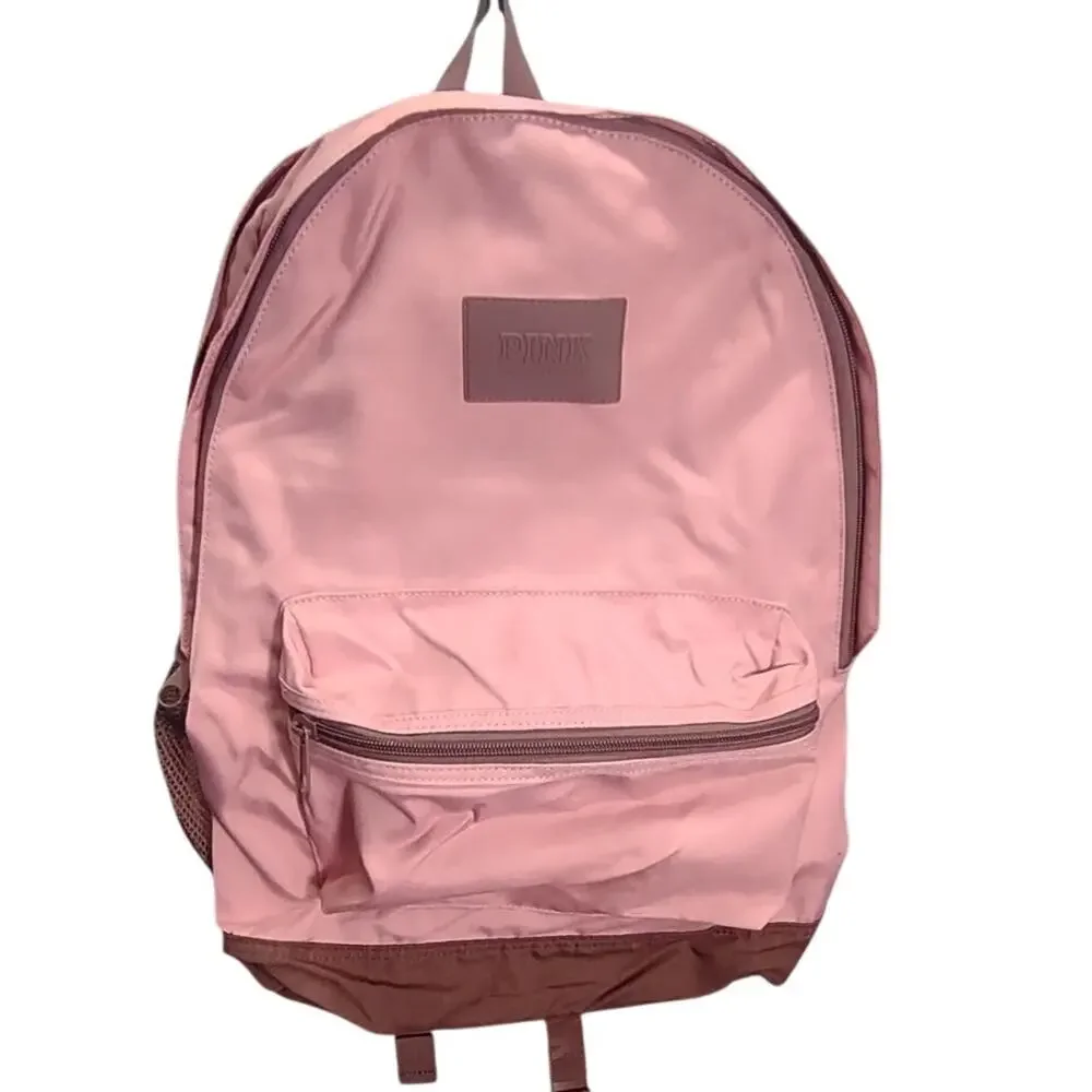 Victoria's Secret Pink Graphic Large Full-Size Campus Backpack Double Layer - Picture 1 of 10